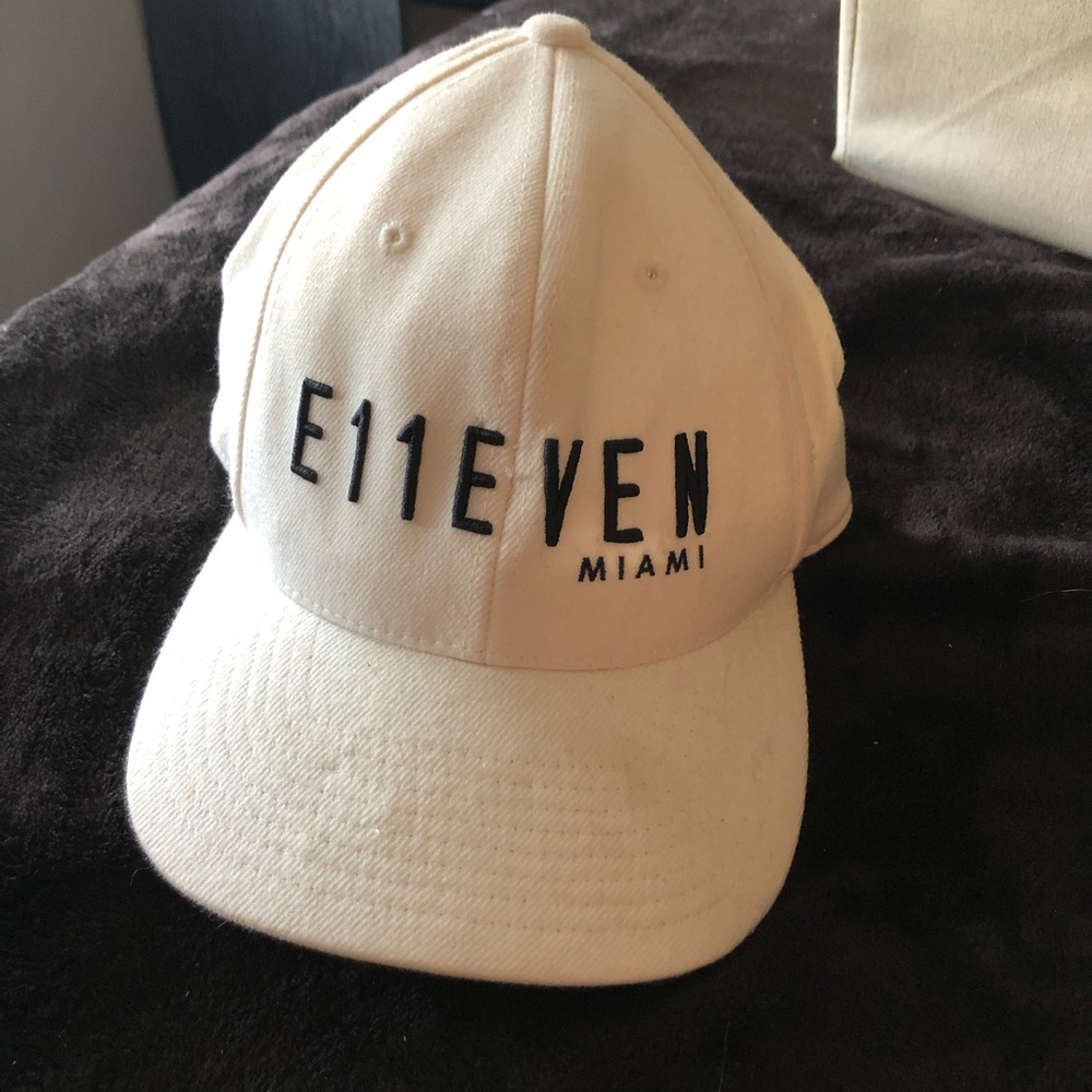 White E11EVEN Adjustable Hat